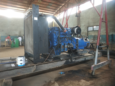 Perbaikan Genset Keseluruhan (genset overhaul) di Kalimantan