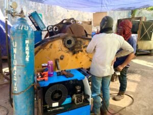 Rekondisi arm excavator sany